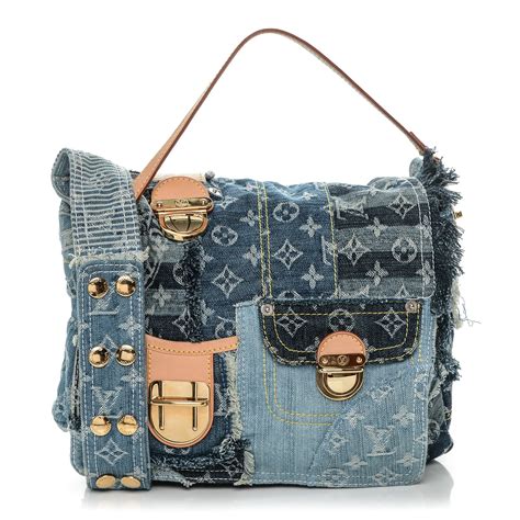 louis vuitton patchwork denim bag|louis vuitton denim bag collection.